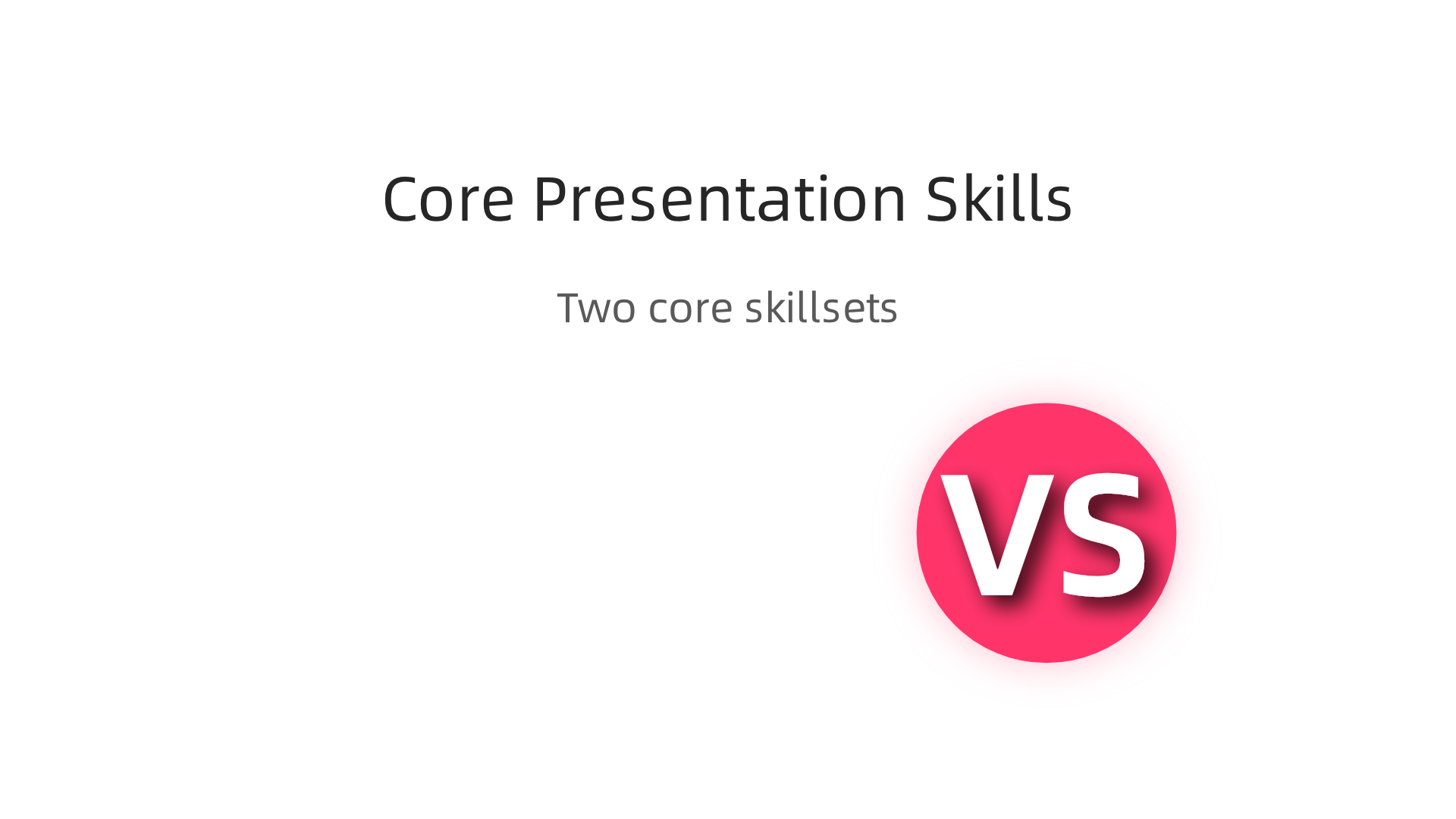 Effective team communication relies on two core presentation skills: message clarity and engaging storytelling with data.