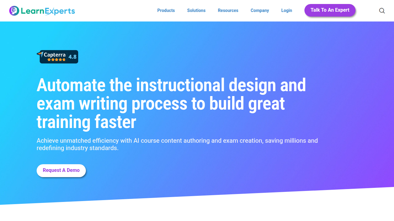 LearnExperts AI focuses on presentation strategies, offering insights into building great presentations that prioritize message clarity.