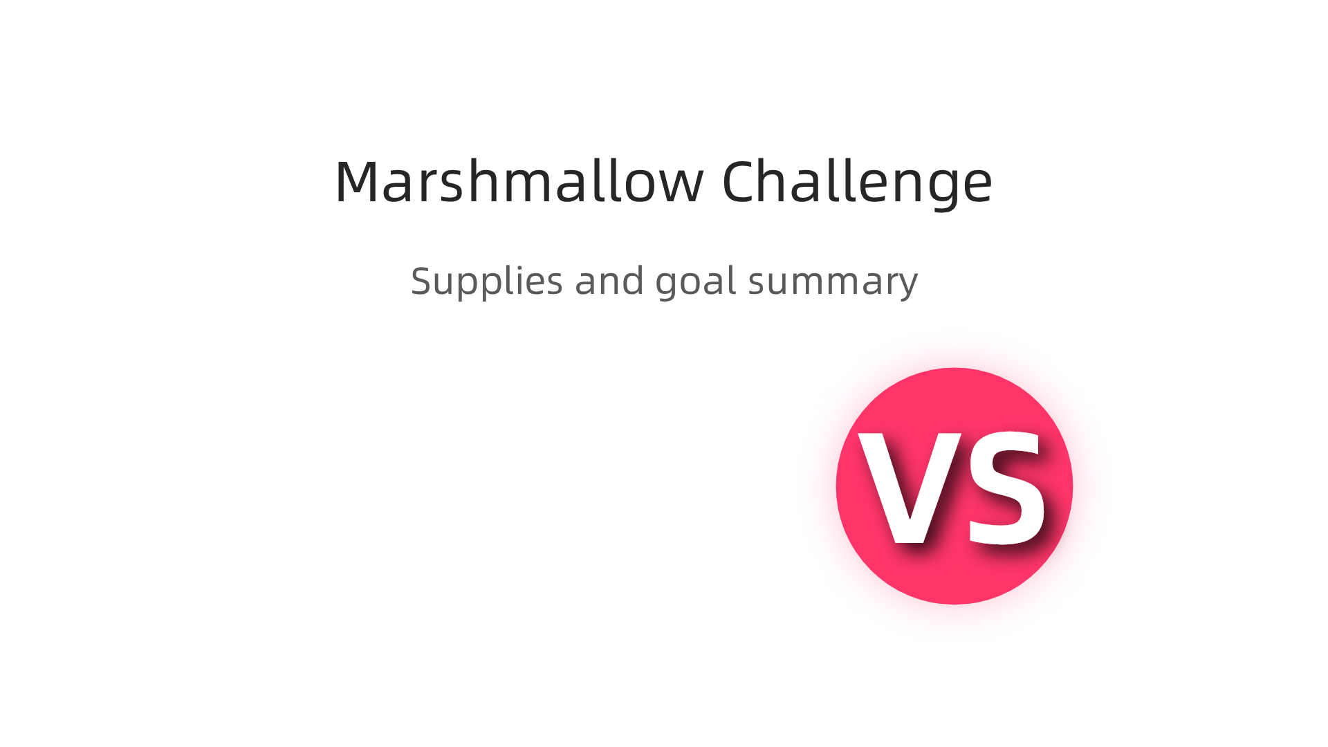 The Marshmallow Challenge requires simple supplies for a powerful lesson in design and teamwork.